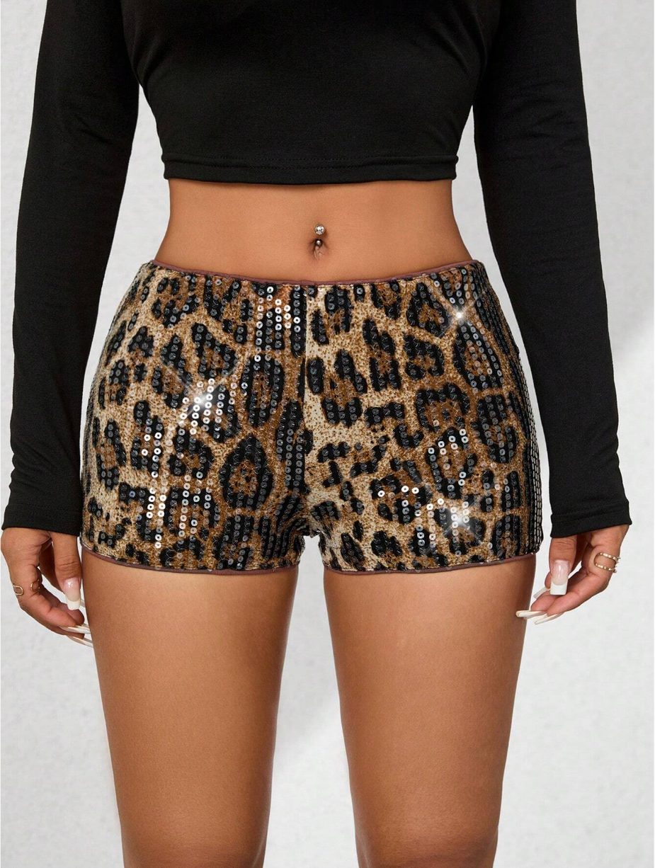 Leopard Micro Shorts